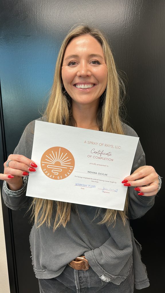 spray tan certification