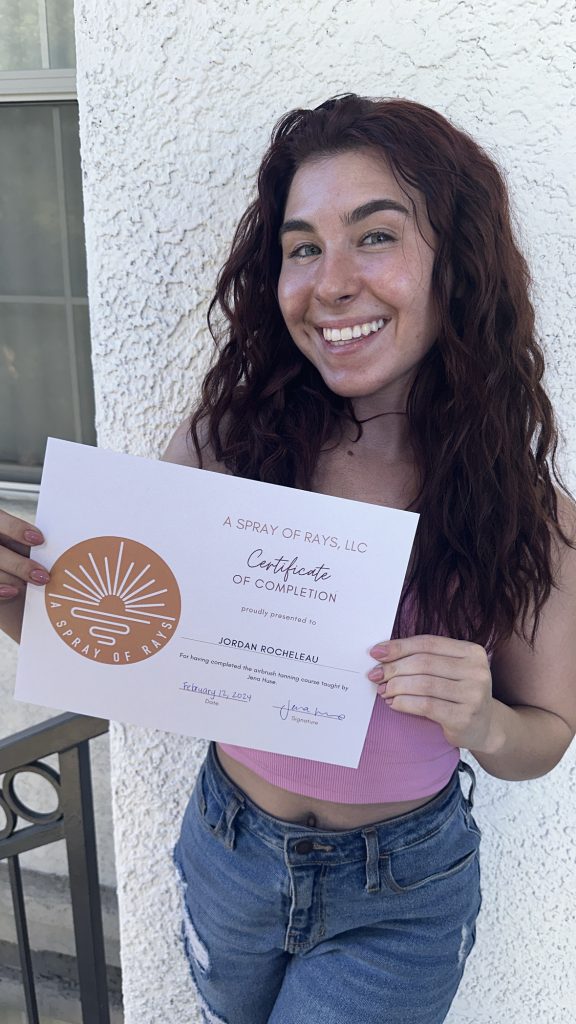 best spray tan training